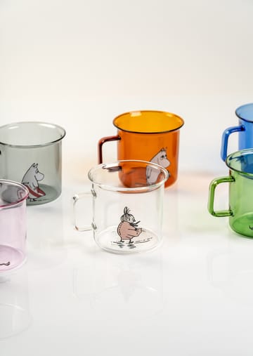 Mug en verre transparent borosilicate gris Muurla - La déco 2B