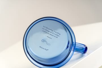 Tasse en verre Moomin 35 cl - Bleu - Muurla