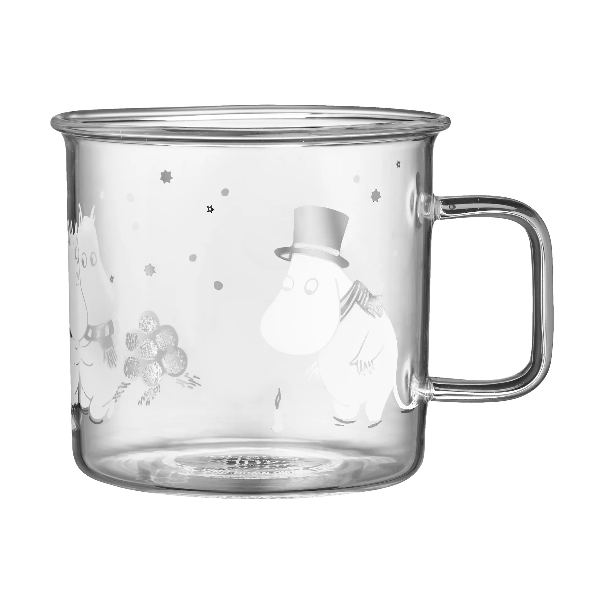 Tasse en verre Moomin 35 cl, Laissez-neiger Muurla