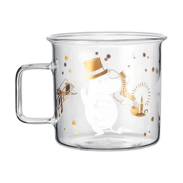 Tasse en verre Moomin 35 cl - Sparkling stars - Muurla