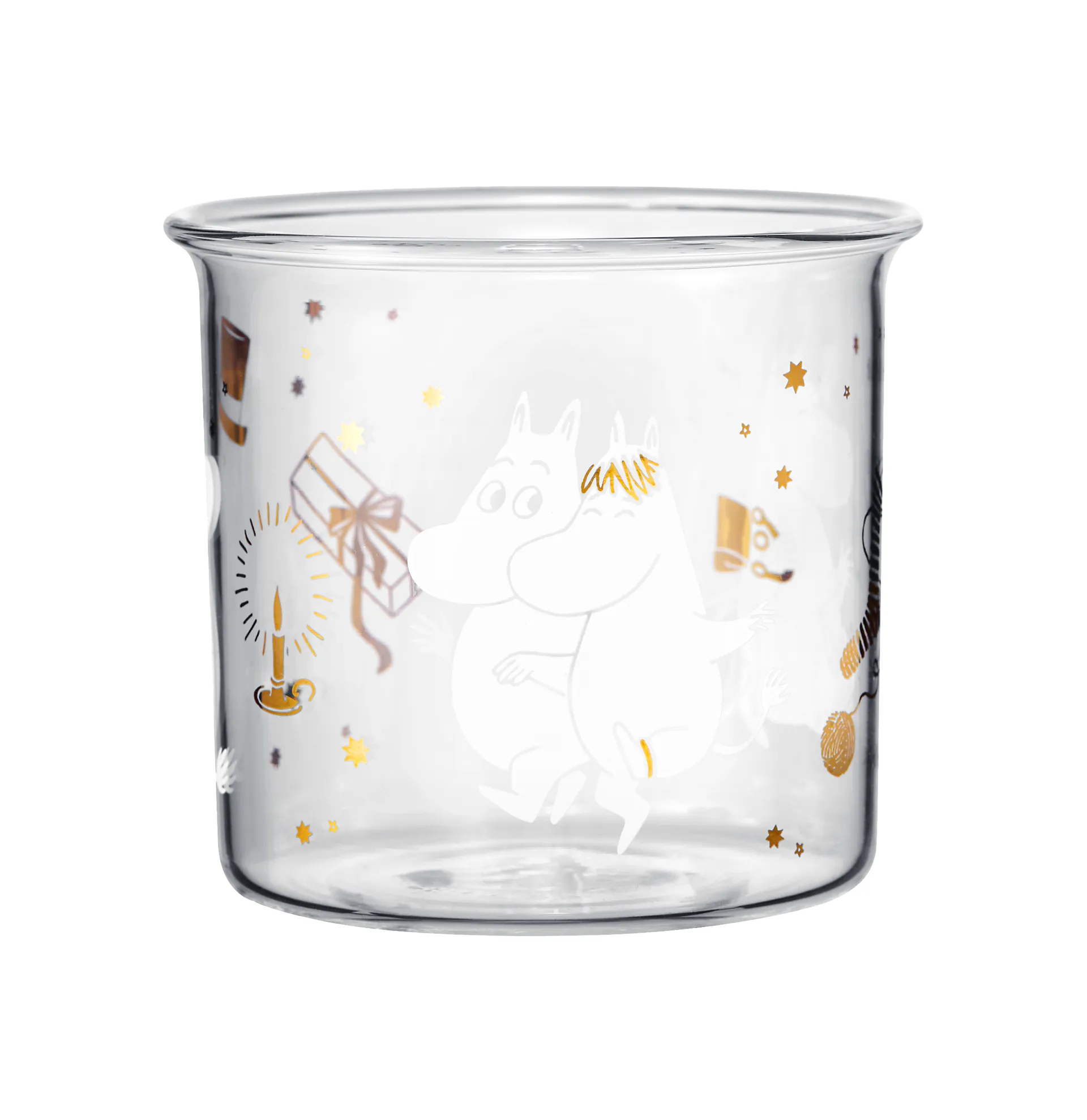 Tasse en verre Moomin 35 cl, Sparkling stars Muurla