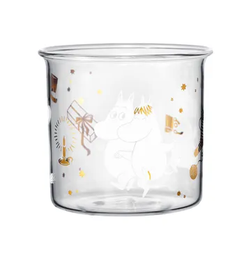 Tasse en verre Moomin 35 cl - Sparkling stars - Muurla