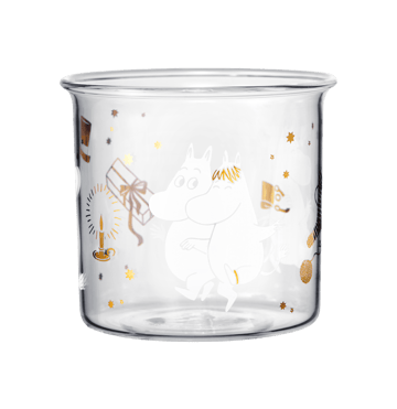 Tasse en verre Moomin 35 cl - Sparkling stars - Muurla