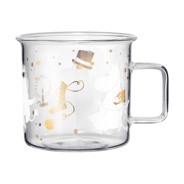 Tasse en verre Moomin 35 cl - Sparkling stars - Muurla