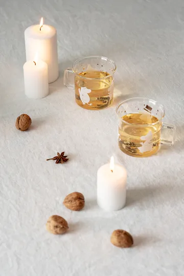 Tasse en verre Moomin 35 cl - Sparkling stars - Muurla