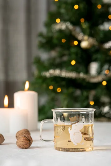 Tasse en verre Moomin 35 cl - Sparkling stars - Muurla