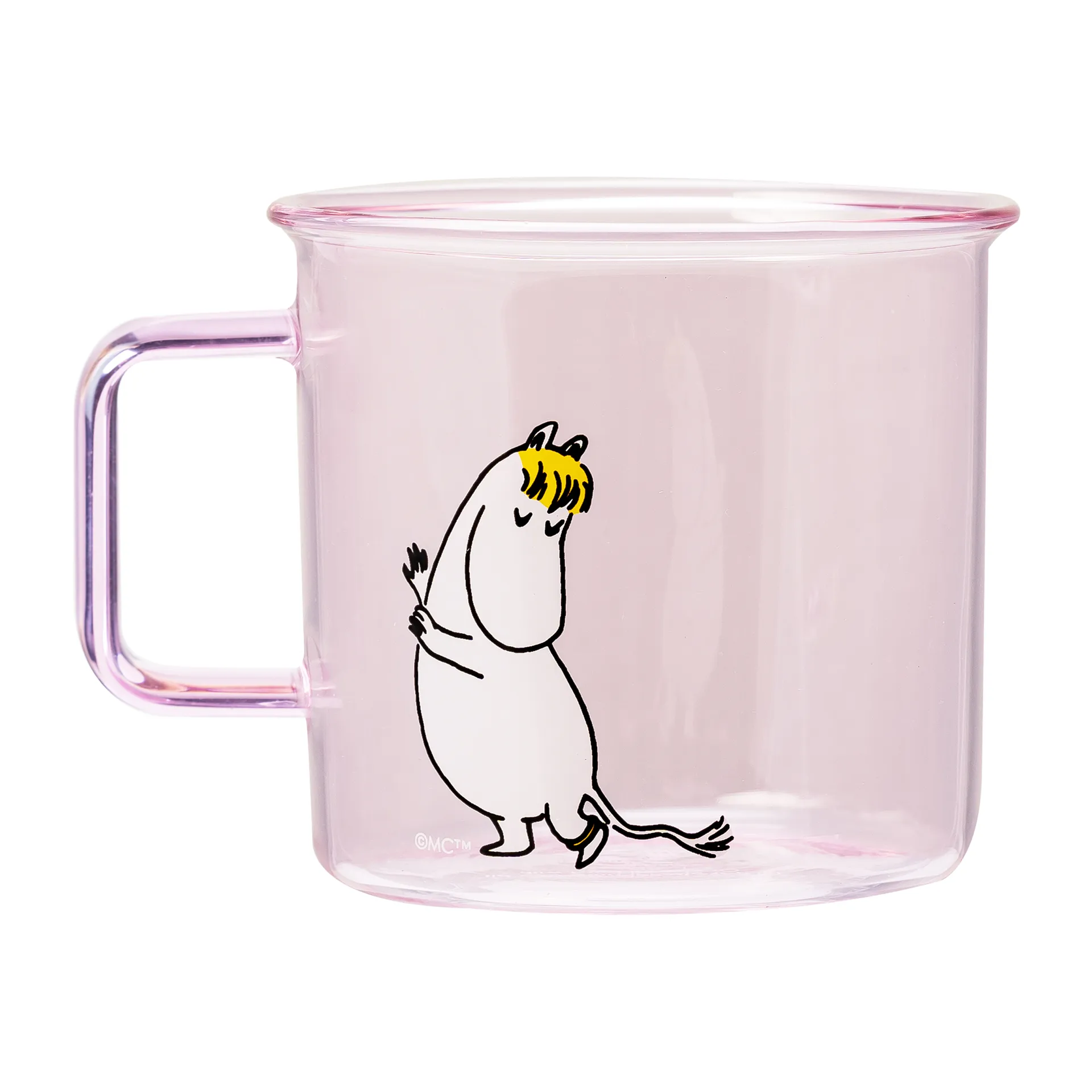 Tasse en verre Snorkmaiden 35 cl, Rose Muurla