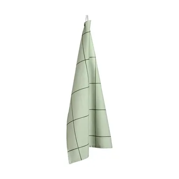 Torchon de cuisine Checks & Stripes - Green, 50x70 cm - Muurla