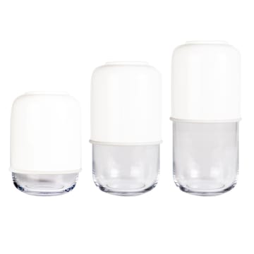 Vase ajustable Capsule 18-28cm - Violet-transparent - Muurla
