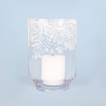 Vase et Photophore Frost 20cm - Blanc-transparent - Muurla