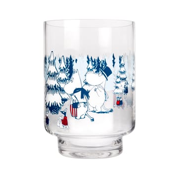 Vase et Photophore Winter forest - Bleu - Muurla