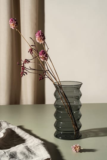 Vase Wave 20 cm - Gris - Muurla