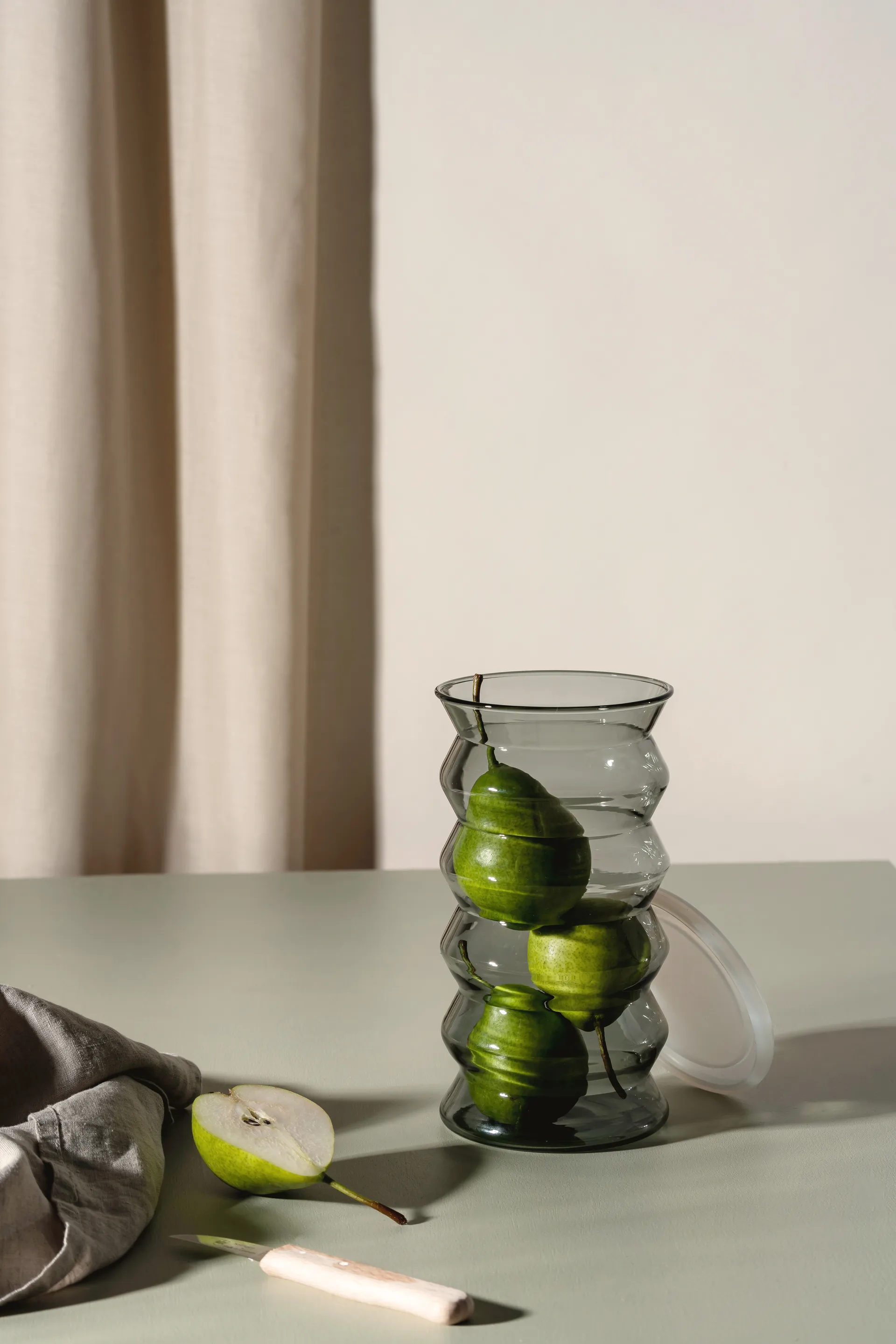 Vase Wave 20 cm, Gris Muurla