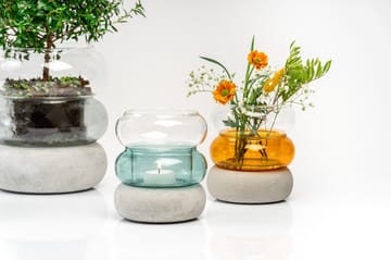 Vase/Photophore Bagel 12 cm - Amber - Muurla