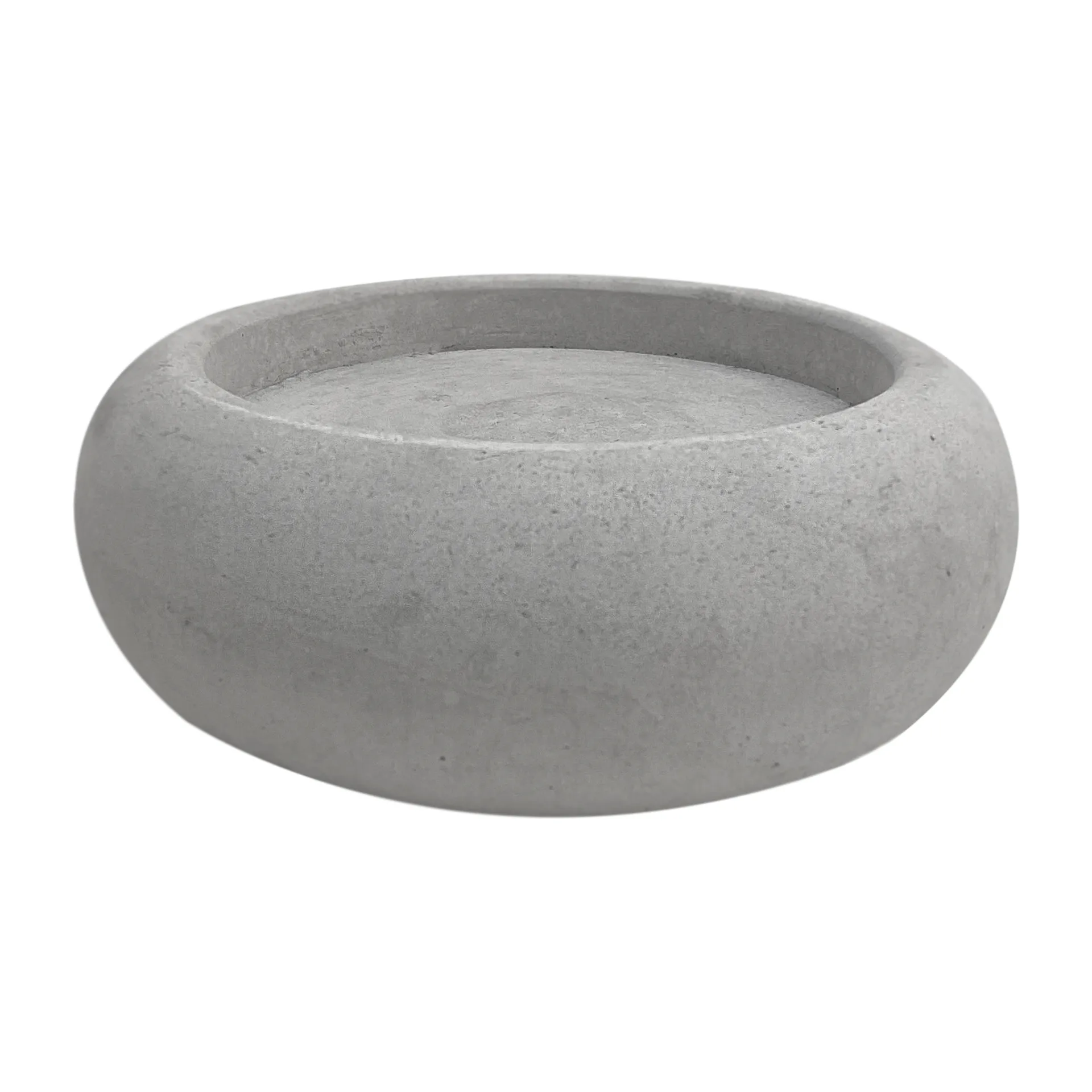 Vase/Photophore Bagel 22 cm, Gris Muurla