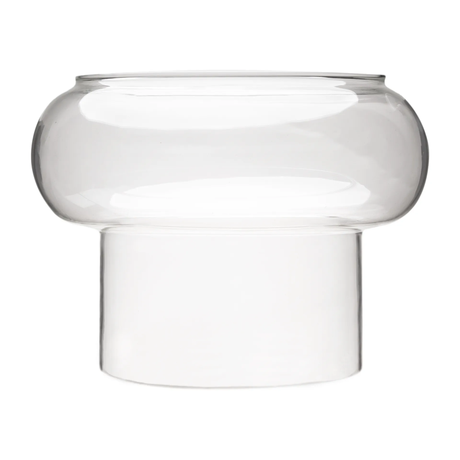 Vase/Photophore Bagel 22 cm, Gris Muurla