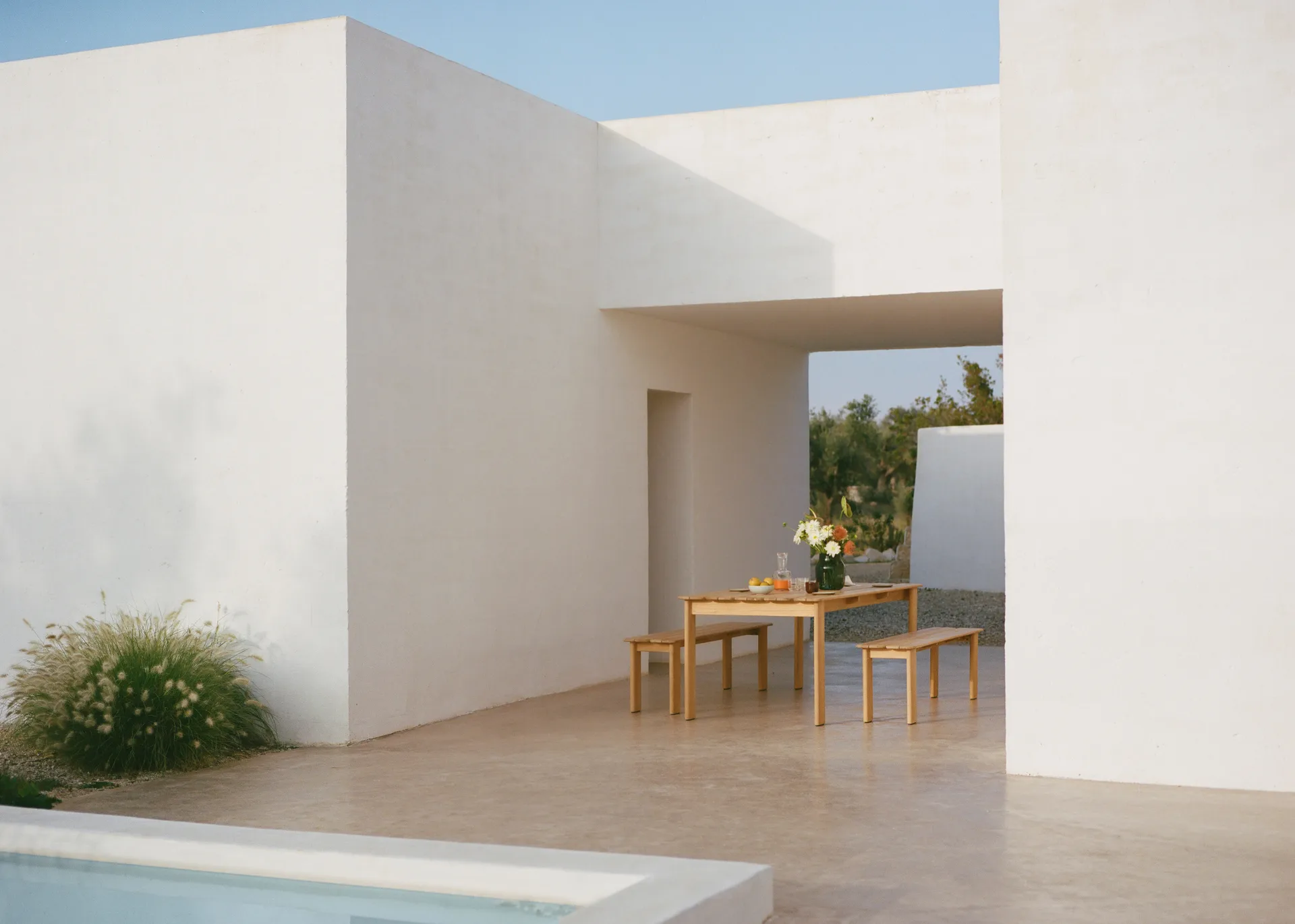 Banc Assemble, Teck, 180 cm Muuto