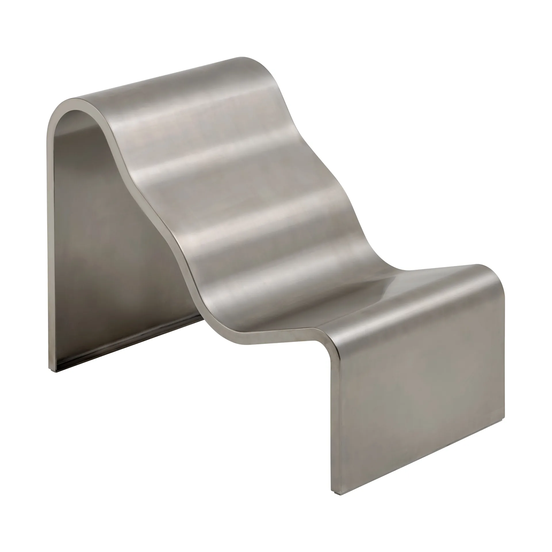 Banc Dream View, Acier brossé, 60 cm Muuto