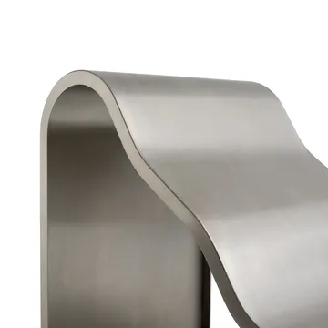 Banc Dream View - Acier brossé, 60 cm - Muuto