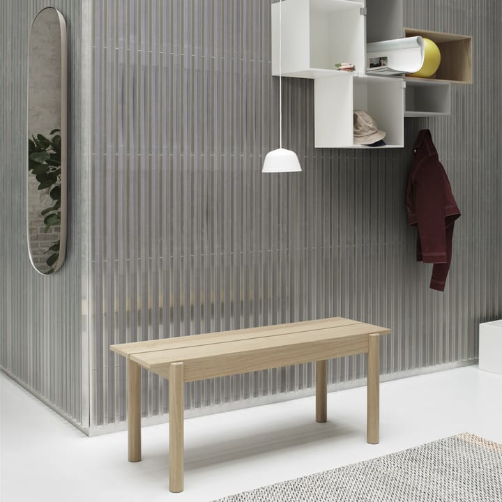 Banc Linear , chêne - 110 cm - Muuto