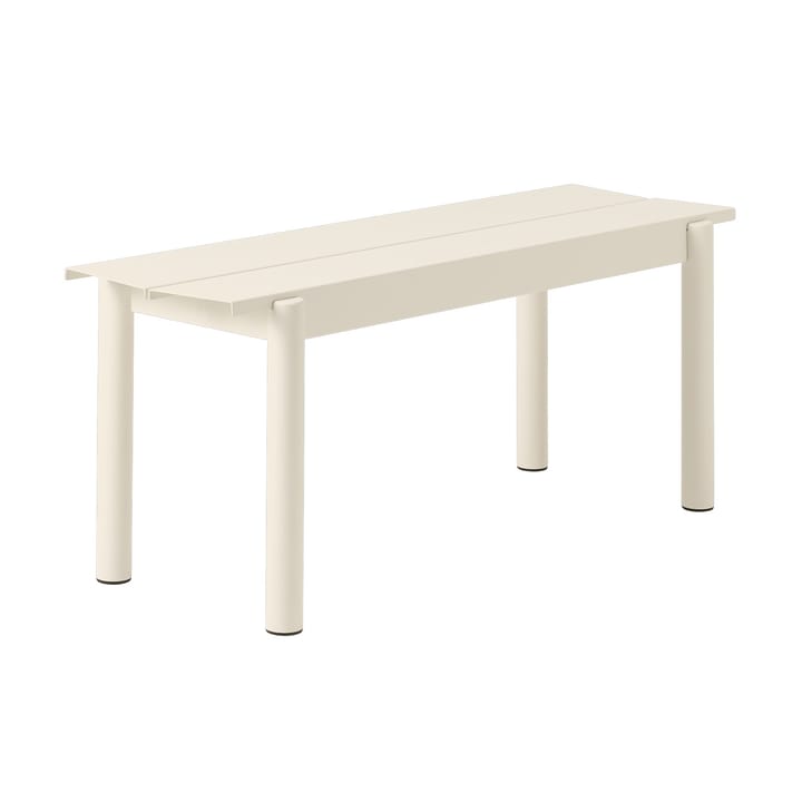 Banc Linear steel bench 110x34 cm - Blanc - Muuto