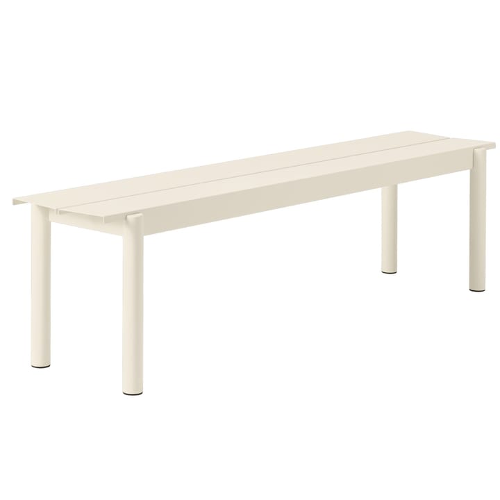 Banc Linear steel bench 170x34 cm - Blanc - Muuto
