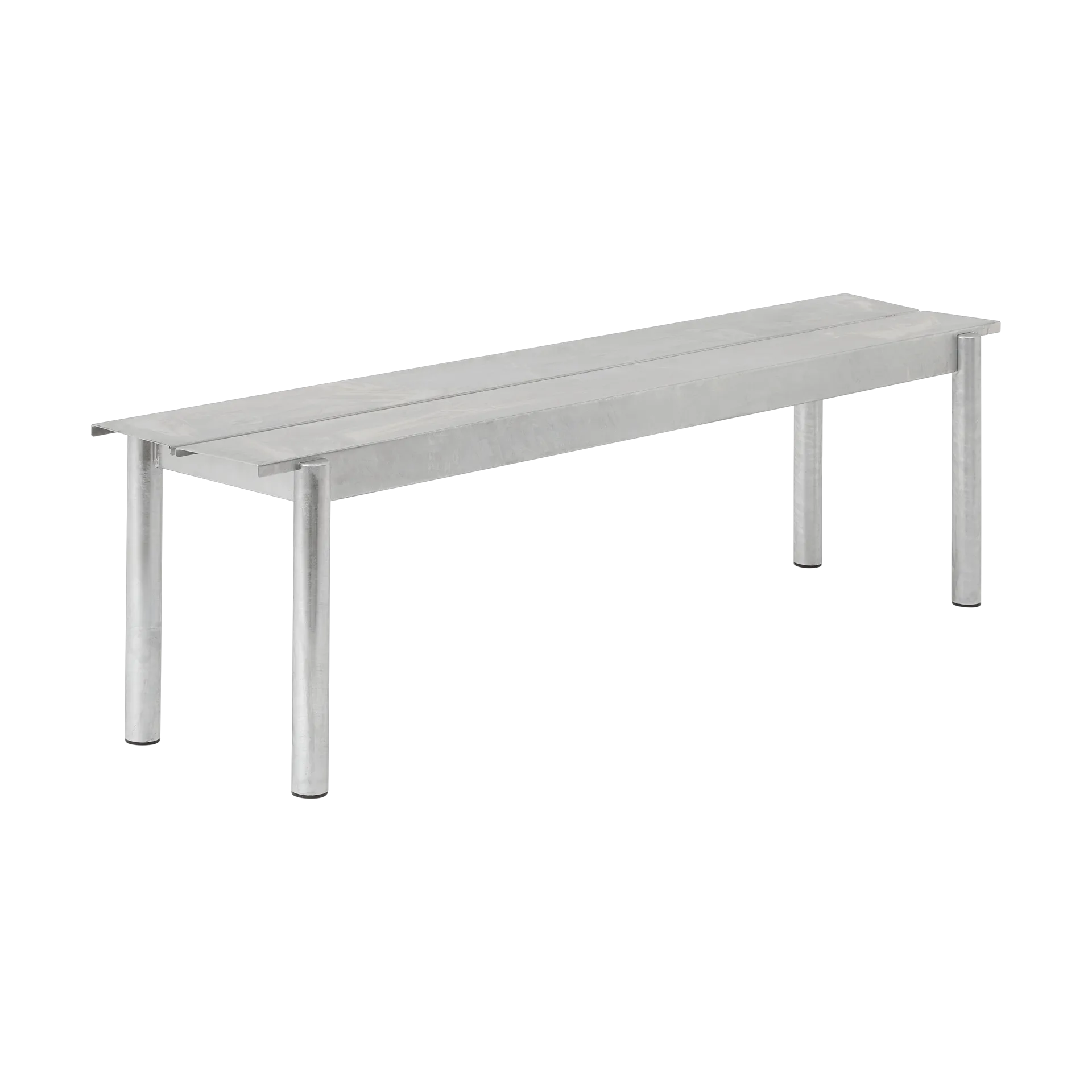 Banc Linear steel bench 170x34 cm, Warm galvanized steel Muuto