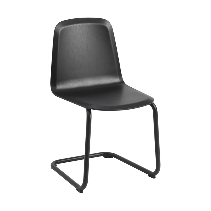 Brink Chair Cantilever Base chaise - Noir-noir - Muuto