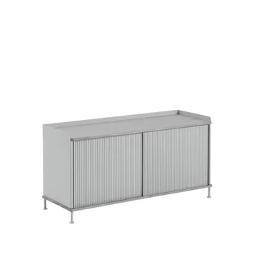 Buffet Enfold Low - Grey-Metal - Muuto