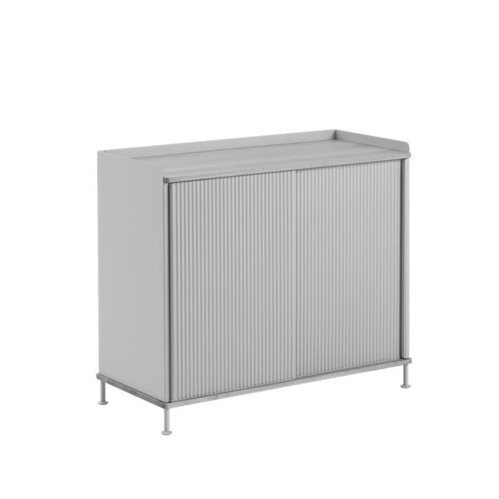 Buffet Enfold Tall - Grey-Metal - Muuto