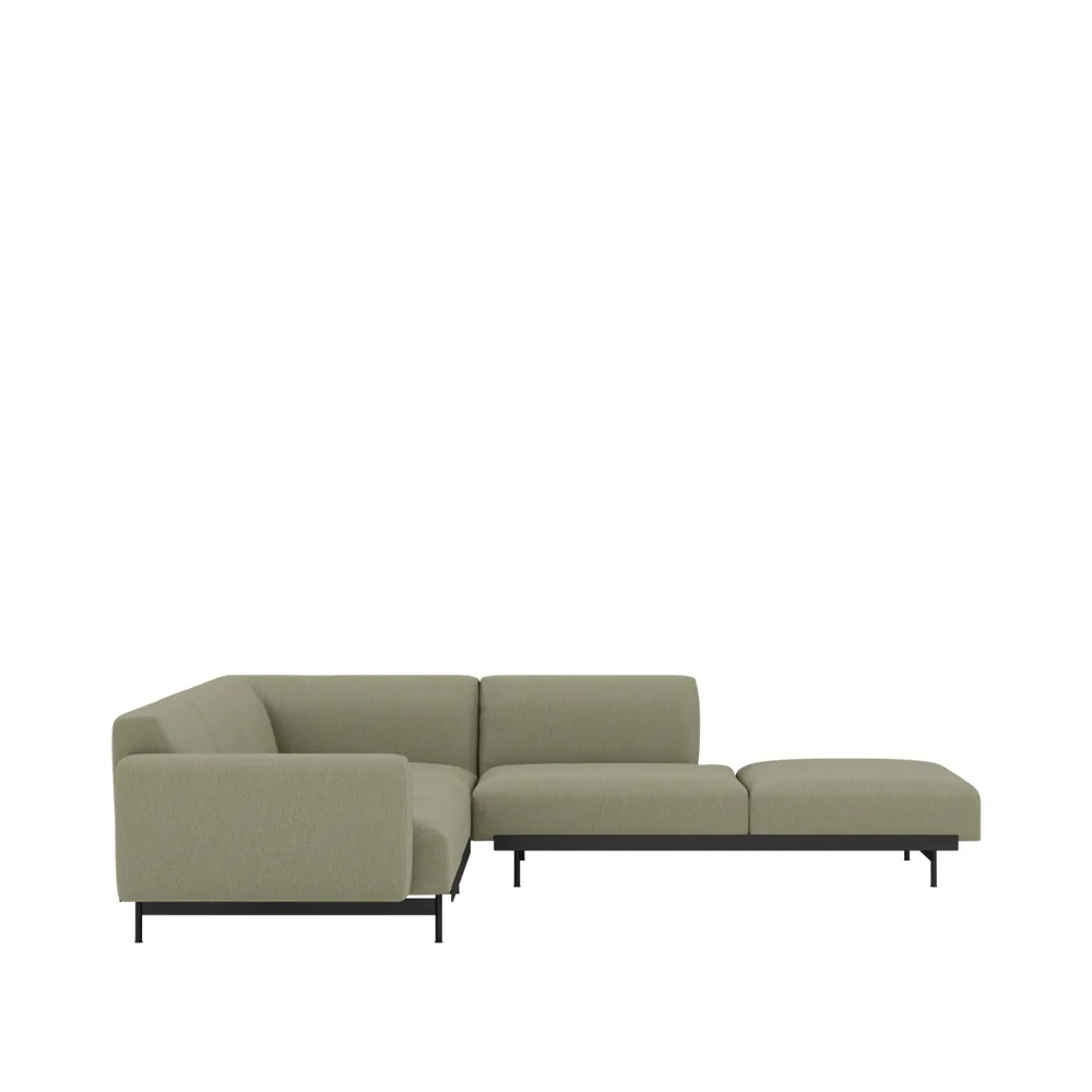 Canapé d’angle In Situ Config 3, Clay 15-Configuration 3-Black Muuto