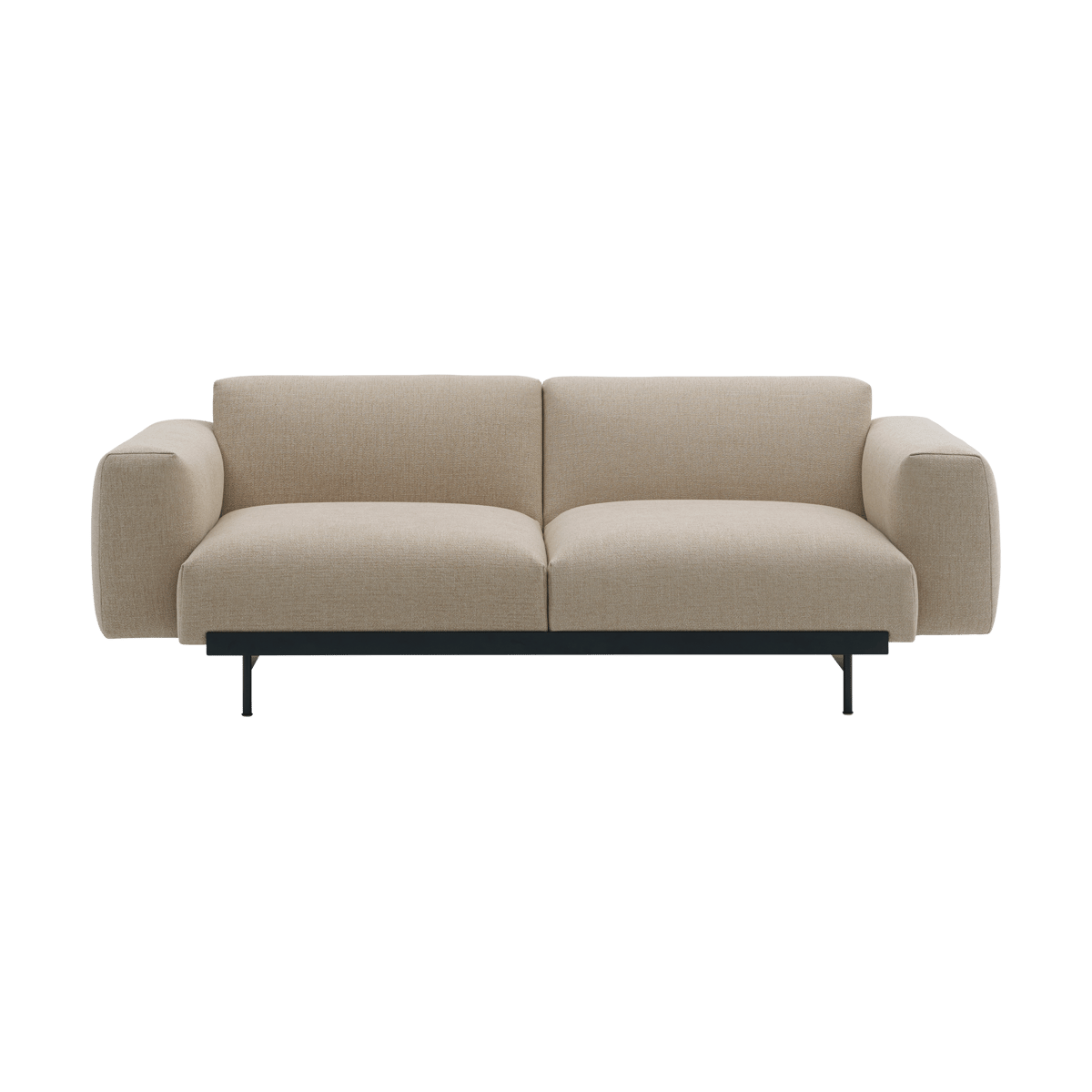 Muuto Canapé modulable In Situ 2 places configuration 1 Ecriture 240-Black