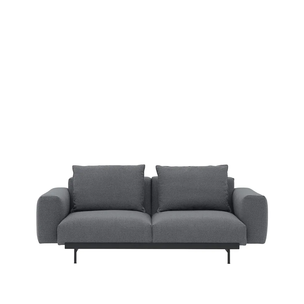 Canapé modulable In Situ 2 places configuration 3, Ocean 80-Configuration 1-Black Muuto