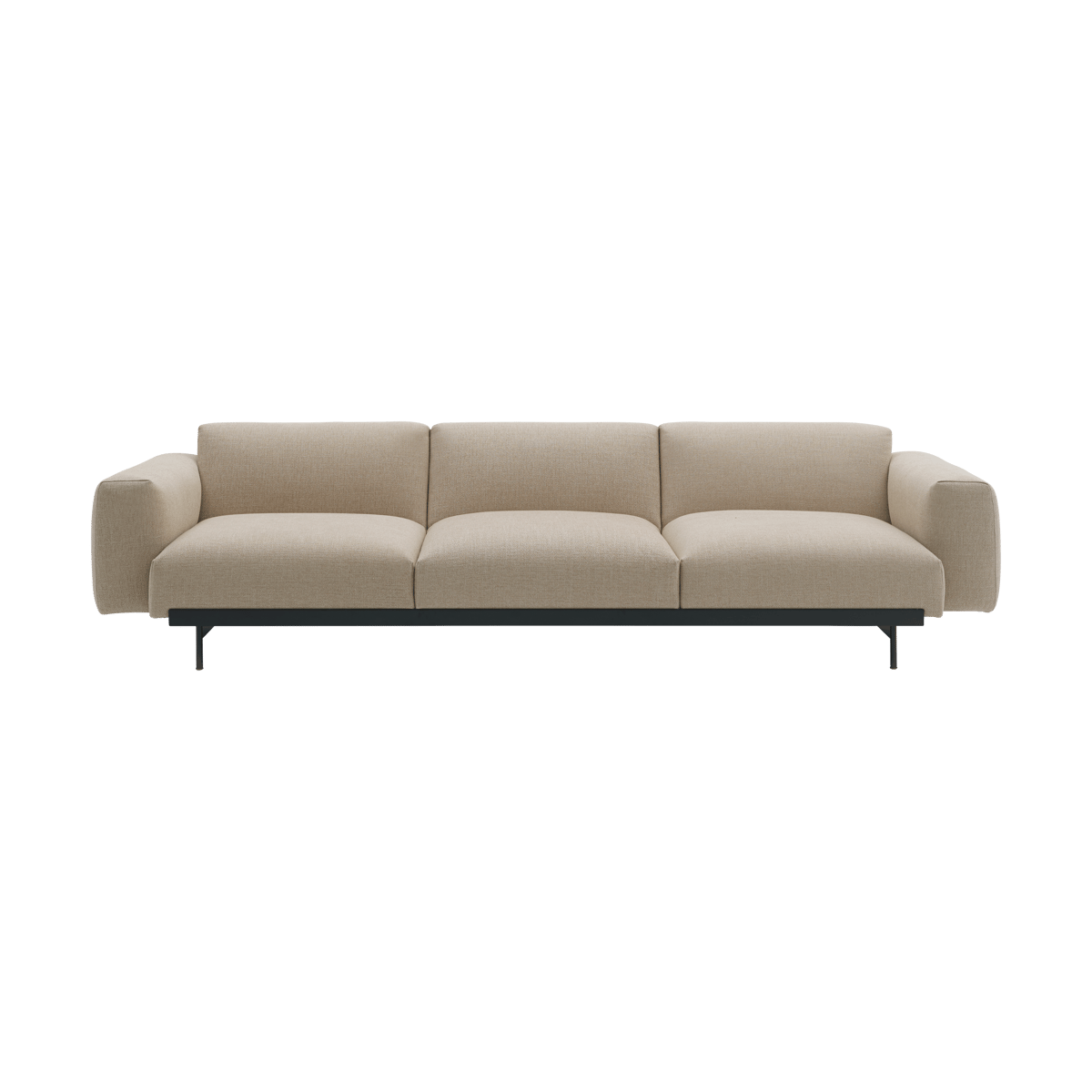 Muuto Canapé modulable In Situ 3 places configuration 1 Ecriture 240-Black