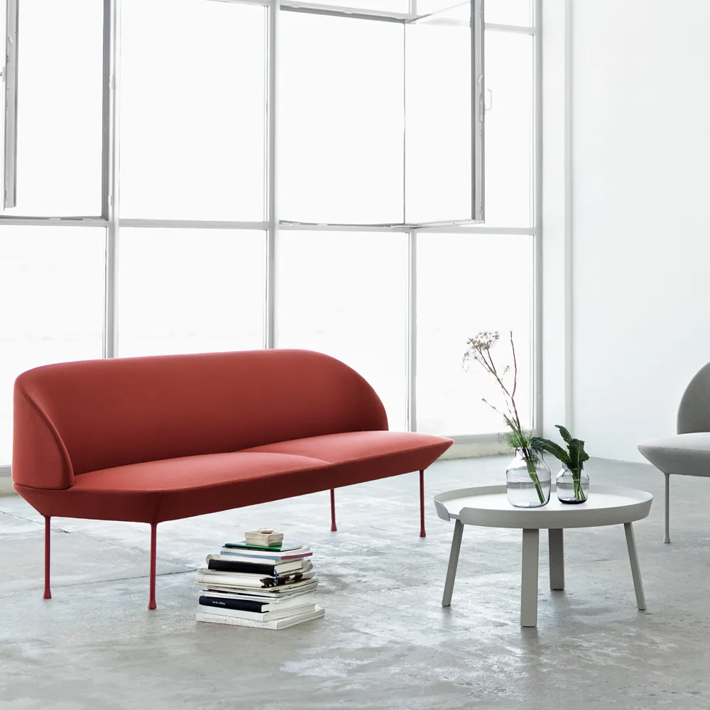Canapé Oslo 2 places, Steelcut 180-Dark grey Muuto