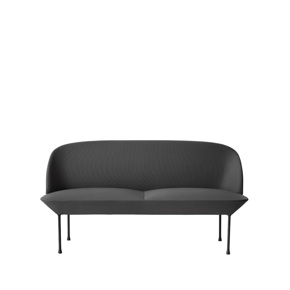 Muuto Canapé Oslo 2 places Steelcut 180-Dark grey | Design Scandinave | Sofas | Gris
