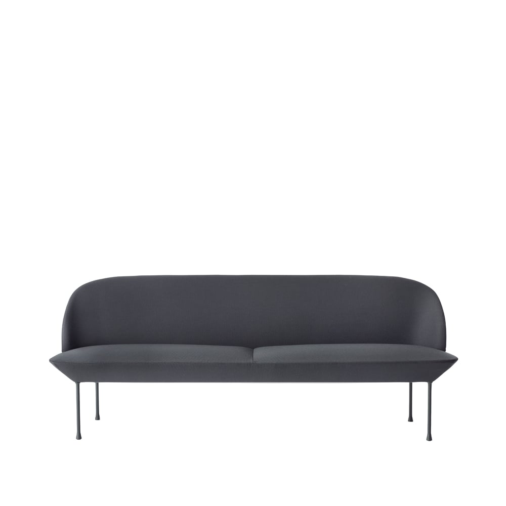 Muuto Canapé Oslo 3 places Steelcut 180-Dark grey | Design Scandinave | Sofas | Gris