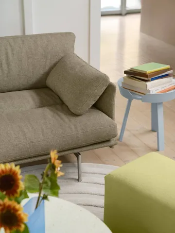 Canapé Outline Soft - Clay 15-pieds en aluminium, 3 places - Muuto
