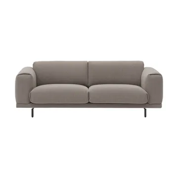 Canapé Rest - 3 places, Hearth 6 grey-pieds noirs - Muuto