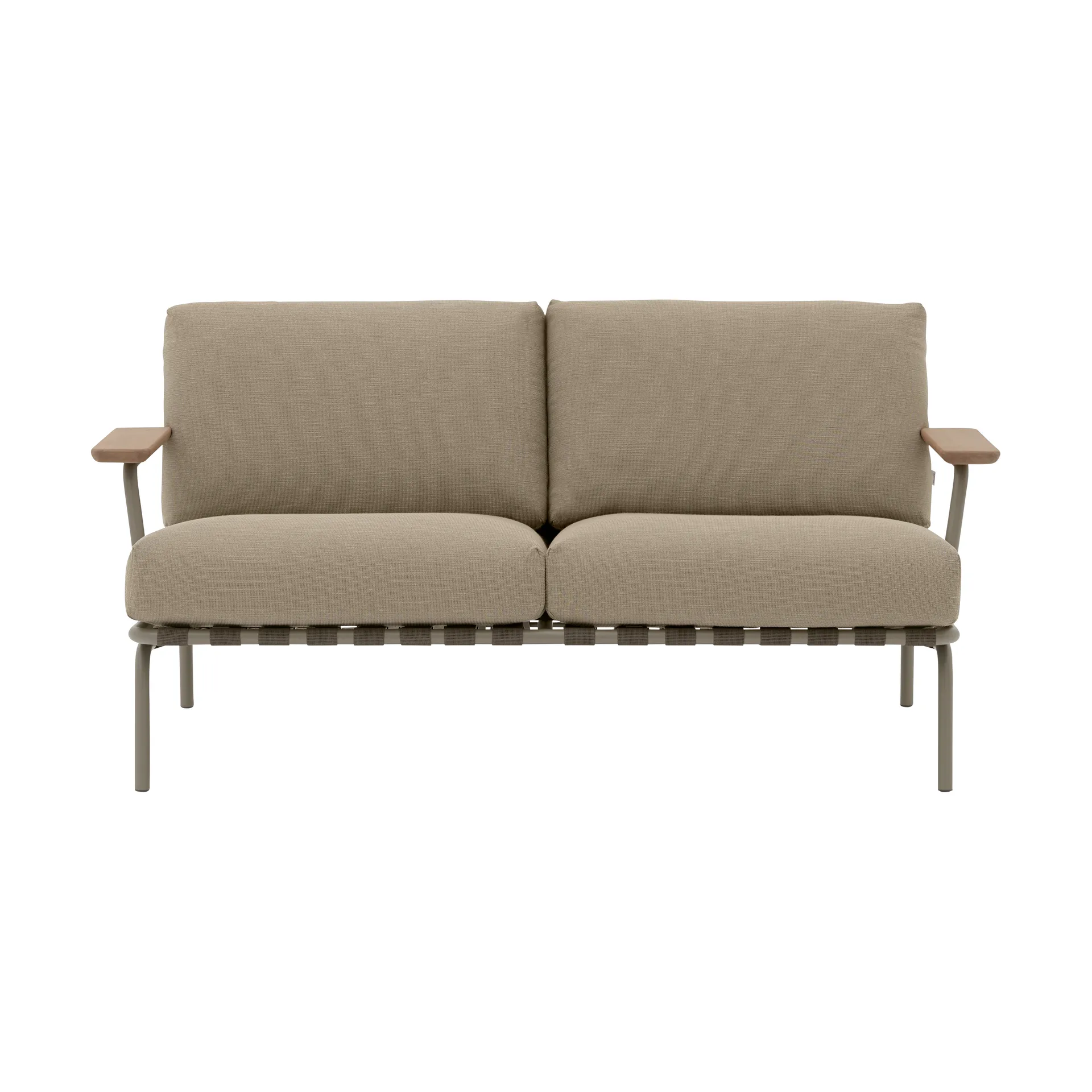 Canapé Settle 2 places, Ribbed Weave 5 Taupe Muuto