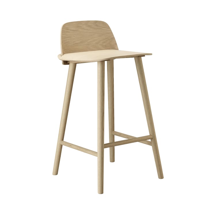 Chaise de bar Nerd 75 cm - chêne - Muuto