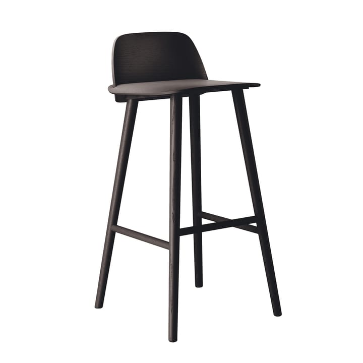 Chaise de bar Nerd 75 cm - noir - Muuto