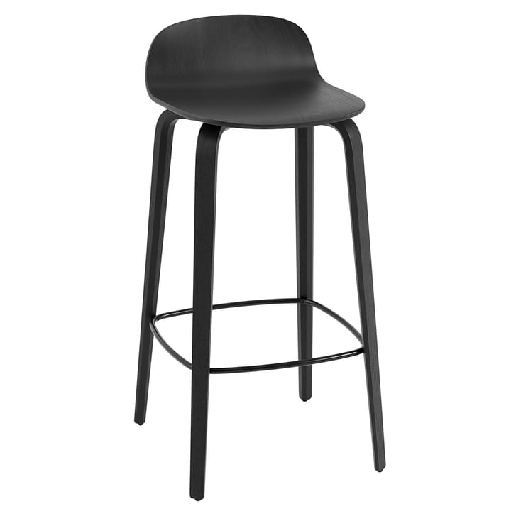Chaise de bar Visu 75 cm - Black-Black - Muuto