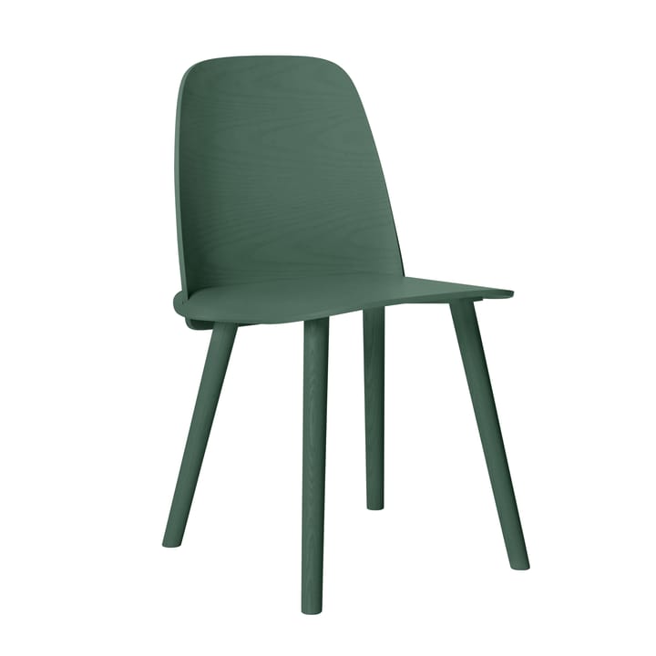 Chaise de table à manger Nerd - Vert foncé - Muuto