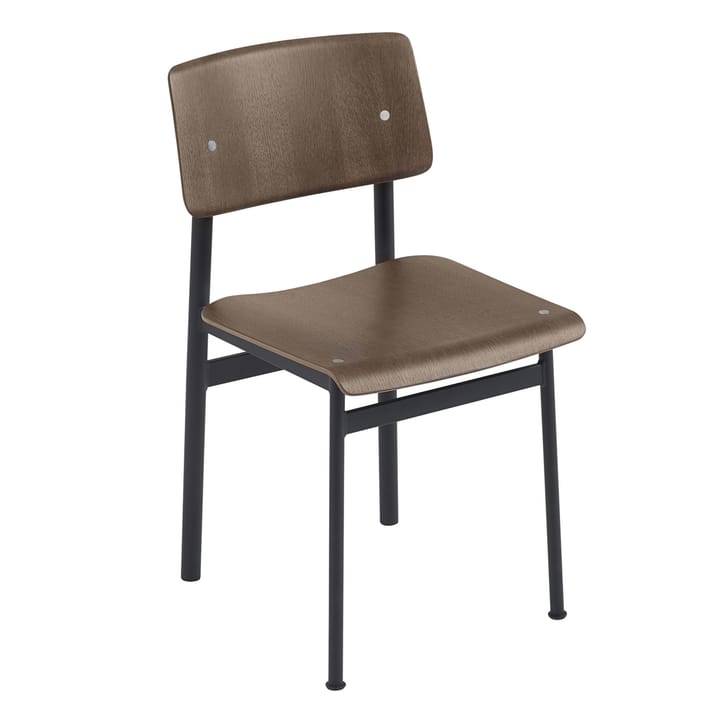 Chaise Loft Chair - Brun foncé taché de noir - Muuto