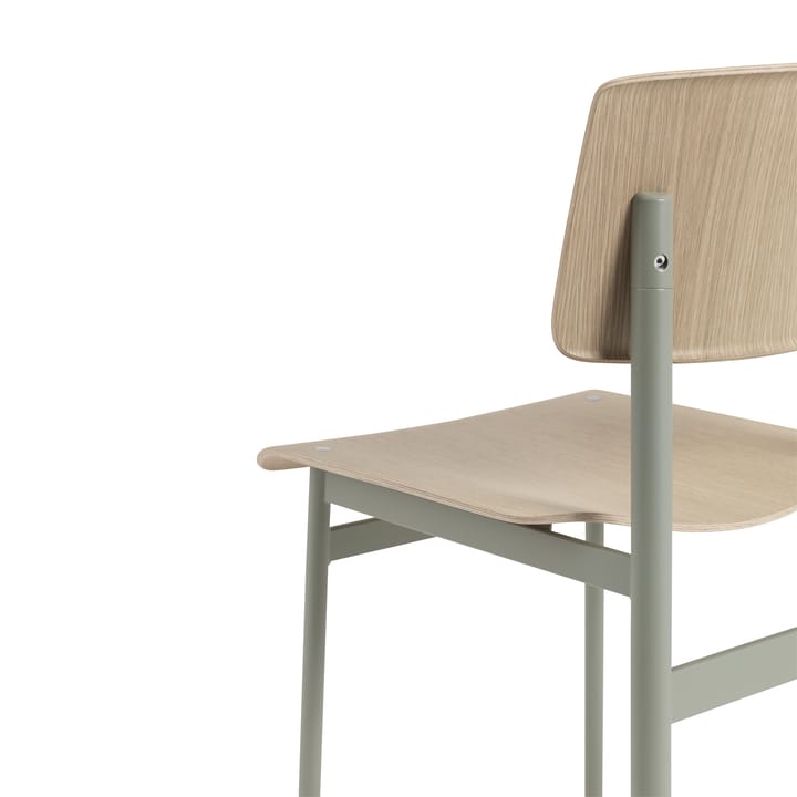 Chaise Loft Chair - dusty green-chêne - Muuto