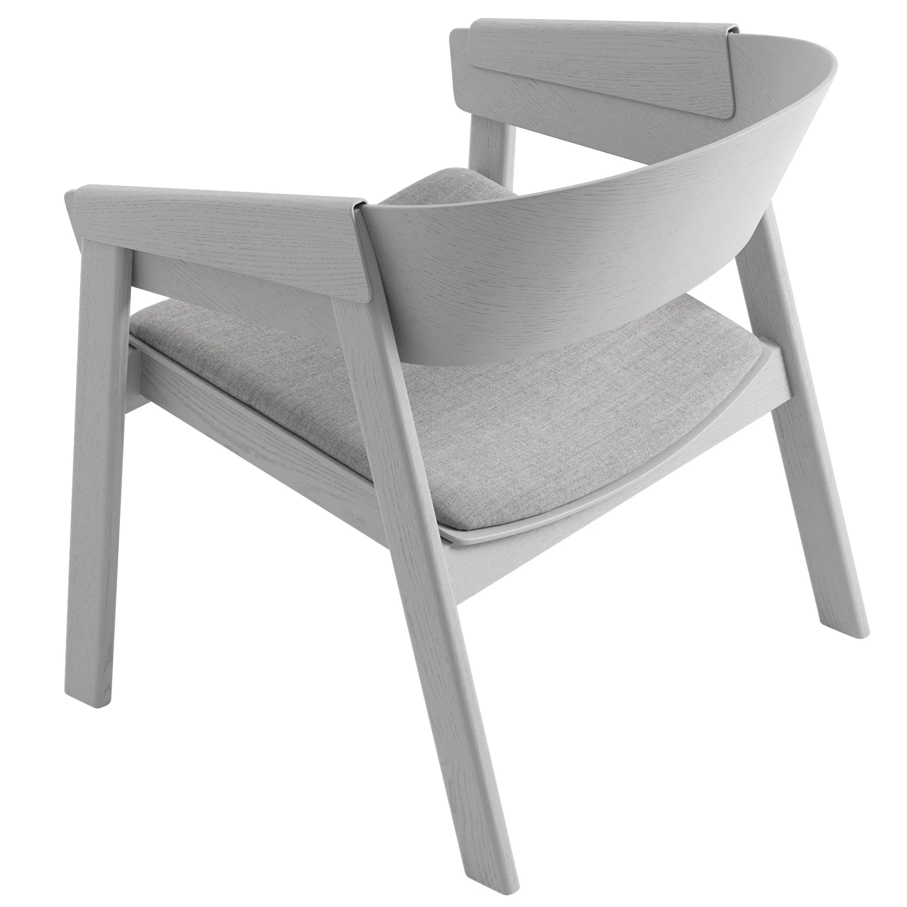 Chaise lounge Cover remix, Gris Muuto