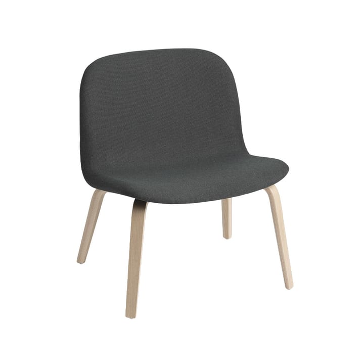 Chaise lounge recouverte de textile Visu - Fiord 991-Oak - Muuto