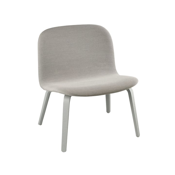 Chaise lounge recouverte de textile Visu - Steelcut trio 133-Grey - Muuto