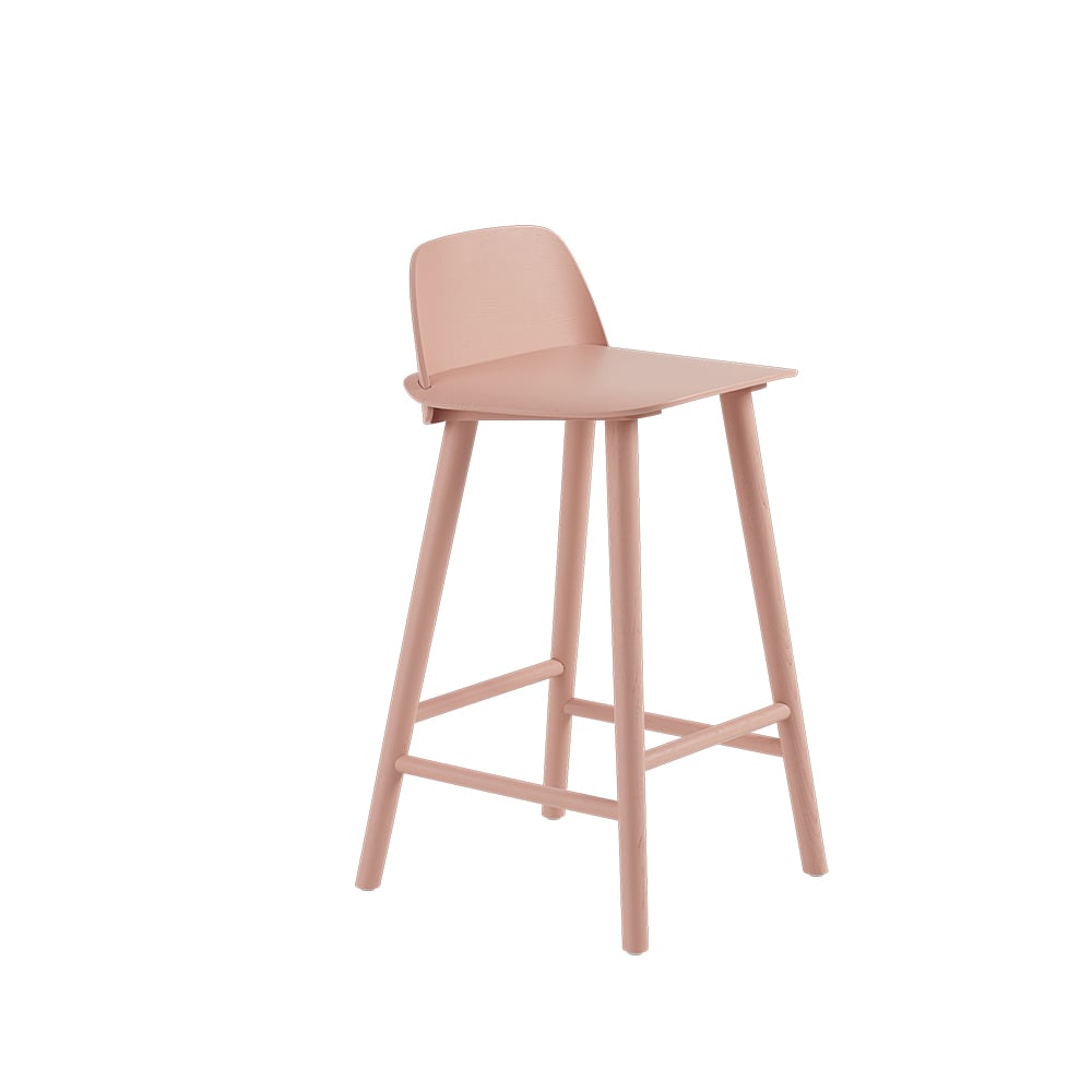 Muuto Chaise Nerd counter Tan rose | Design Scandinave | Tabourets de bar | Rose